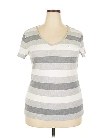 Pre-owned Tommy Hilfiger Short Sleeve T-shirt In Gray