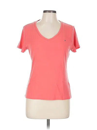 Pre-owned Tommy Hilfiger Short Sleeve T-shirt In Pink