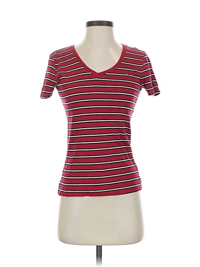 Pre-owned Tommy Hilfiger Short Sleeve T-shirt In Red