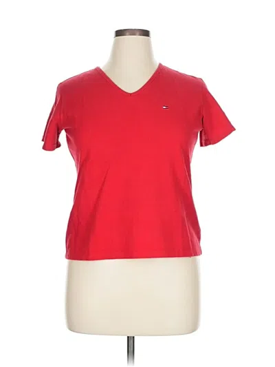 Pre-owned Tommy Hilfiger Short Sleeve T-shirt In Red