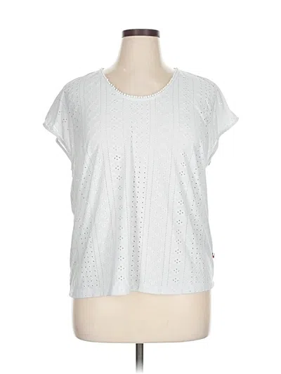 Pre-owned Tommy Hilfiger Short Sleeve T-shirt In Silver