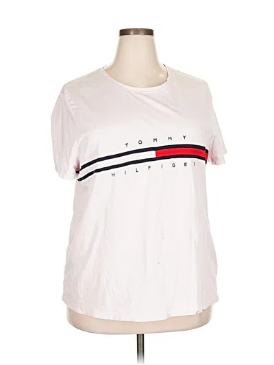 Pre-owned Tommy Hilfiger Short Sleeve T-shirt In White