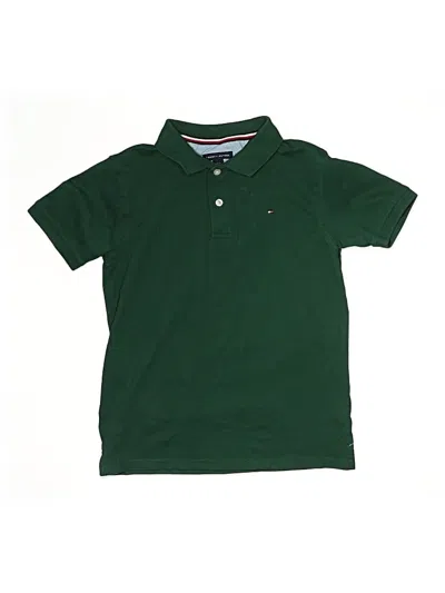 Pre-owned Tommy Hilfiger Kids' Short Sleeve Top Green Tops