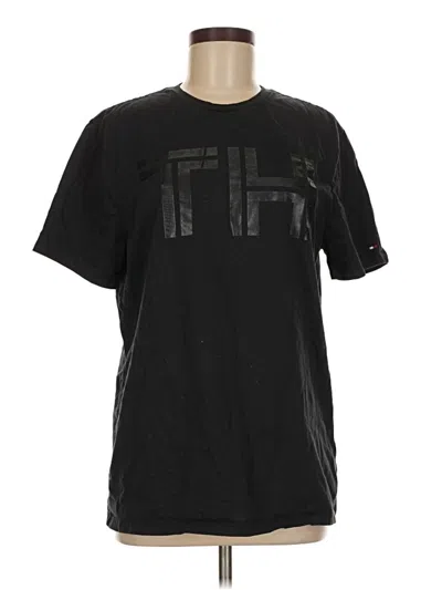 Pre-owned Tommy Hilfiger Short Sleeve T-shirt In Black
