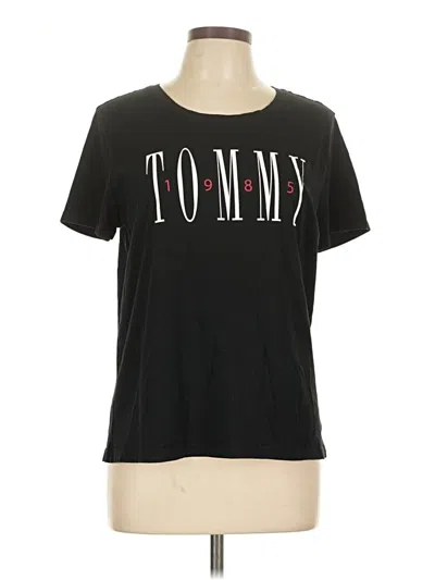 Pre-owned Tommy Hilfiger Short Sleeve T-shirt In Black