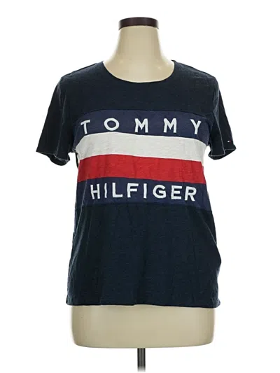 Pre-owned Tommy Hilfiger Short Sleeve T-shirt In Blue