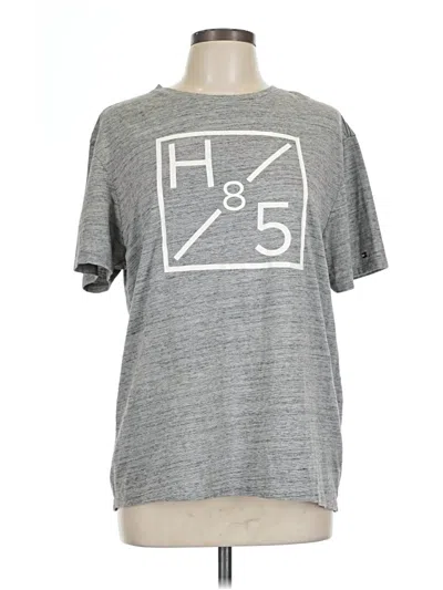 Pre-owned Tommy Hilfiger Short Sleeve T-shirt In Gray
