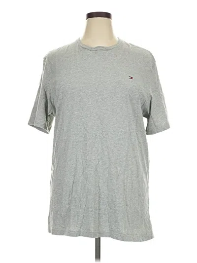 Pre-owned Tommy Hilfiger Short Sleeve T-shirt In Gray