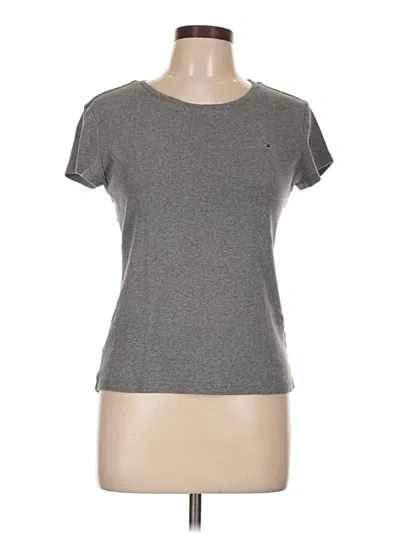 Pre-owned Tommy Hilfiger Short Sleeve T-shirt In Gray
