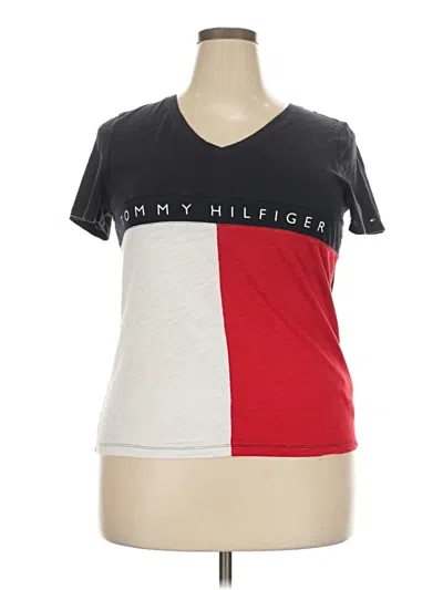 Pre-owned Tommy Hilfiger Short Sleeve T-shirt In Gray