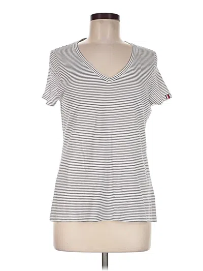 Pre-owned Tommy Hilfiger Short Sleeve T-shirt In Gray