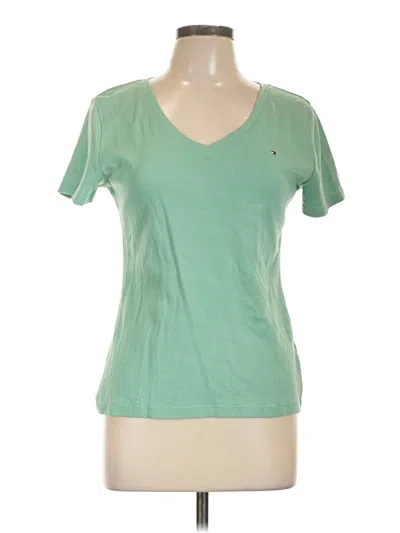 Pre-owned Tommy Hilfiger Short Sleeve T-shirt In Green