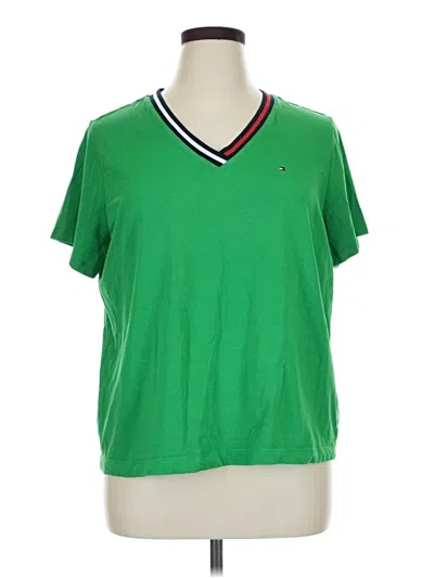 Pre-owned Tommy Hilfiger Short Sleeve T-shirt In Green