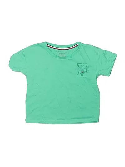 Pre-owned Tommy Hilfiger Kids' Short Sleeve T-shirt In Green