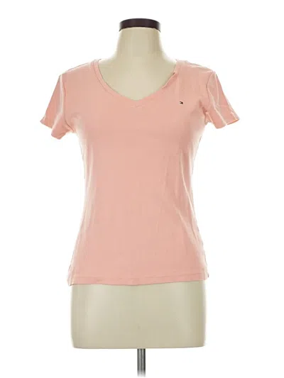 Pre-owned Tommy Hilfiger Short Sleeve T-shirt In Pink