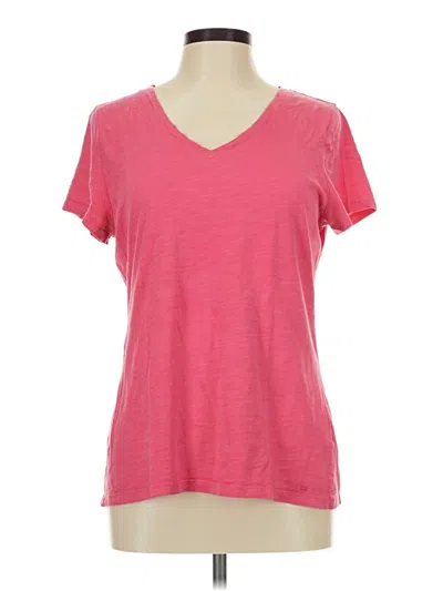 Pre-owned Tommy Hilfiger Short Sleeve T-shirt In Pink