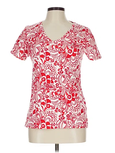 Pre-owned Tommy Hilfiger Short Sleeve T-shirt In Red