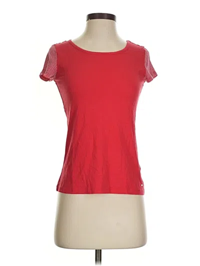 Pre-owned Tommy Hilfiger Short Sleeve T-shirt In Red