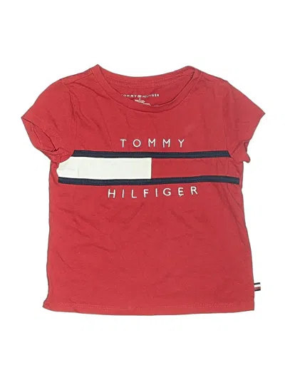 Pre-owned Tommy Hilfiger Kids' Short Sleeve T-shirt In Red