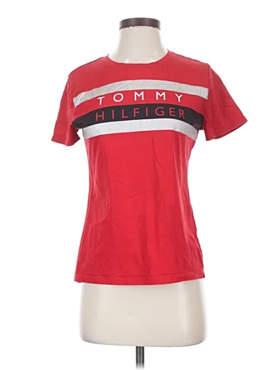 Pre-owned Tommy Hilfiger Short Sleeve T-shirt In Red