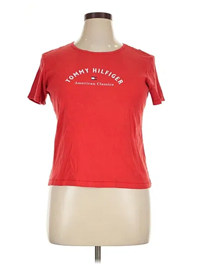 Pre-owned Tommy Hilfiger Short Sleeve T-shirt In Red
