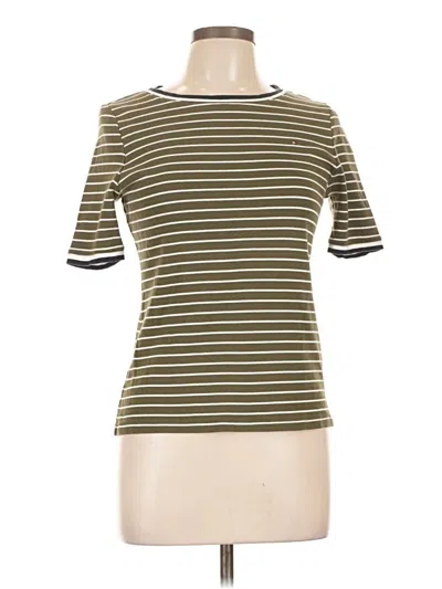 Pre-owned Tommy Hilfiger Short Sleeve Turtleneck In Green