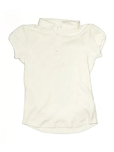 Pre-owned Tommy Hilfiger Kids' Short Sleeve Turtleneck In White