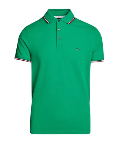 Tommy Hilfiger Short-sleeved Polo Shirt In Palm Leaf