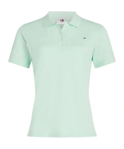 Tommy Hilfiger Short-sleeved Polo Shirt In White