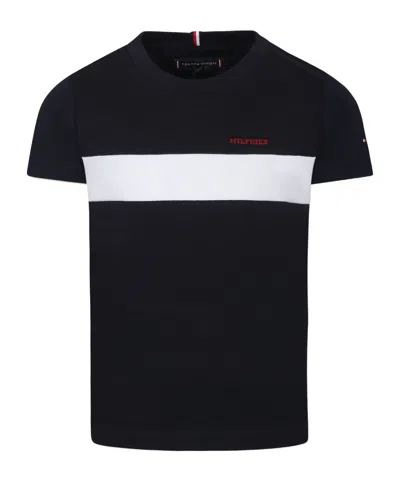 Tommy Hilfiger Short-sleeved T-shirt In Black