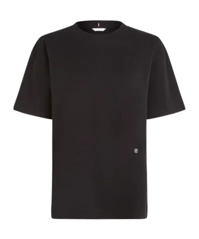Tommy Hilfiger Short-sleeved T-shirt In Black