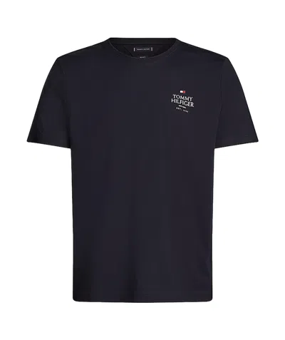 Tommy Hilfiger Short-sleeved T-shirt In Black