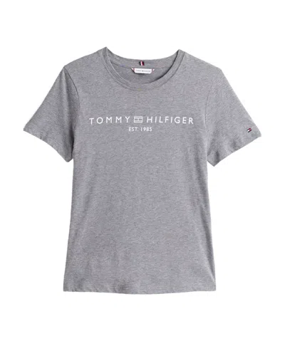 Tommy Hilfiger Short-sleeved T-shirt In Gray