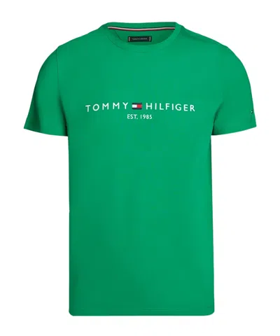 Tommy Hilfiger Short-sleeved T-shirt In Green