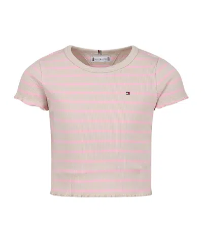 Tommy Hilfiger Kids' Short-sleeved T-shirt In Pink