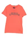 Tommy Hilfiger Short-sleeved T-shirt With Print  In Orange