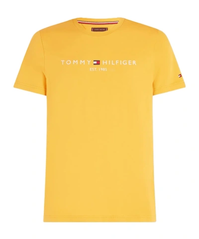 Tommy Hilfiger Short-sleeved T-shirt In Yellow