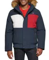 Tommy Hilfiger Short Snorkel Coat, Created For Macy's In Navy Fabric
