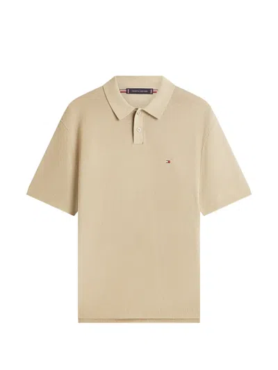 Tommy Hilfiger Short-sleeve Polo Shirt In Brown
