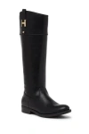 Tommy Hilfiger Shyenne Mid Calf Boot In Black Ll