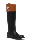 Tommy Hilfiger Shyenne Mid Calf Boot In Black Multi Ll