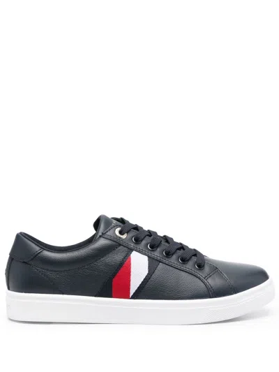 Tommy Hilfiger Side Logo-detail Sneakers In 蓝色