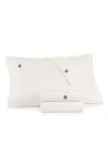 Tommy Hilfiger Signature 200 Thread Count Cotton Sheet Set In Neutral