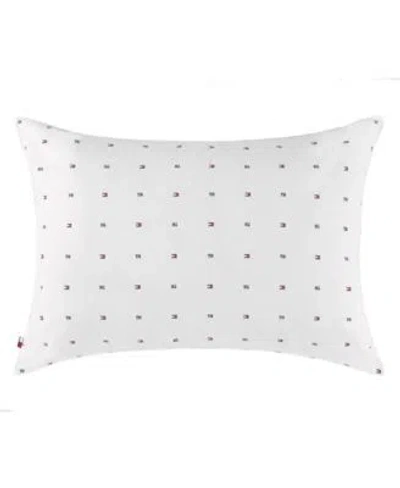 Tommy Hilfiger Signature Density Cotton Pillow In White