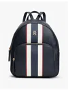 Tommy Hilfiger Signature Stripe Backpack In Blue