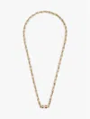 Tommy Hilfiger Signature Stripe Chain Link Necklace In Gold