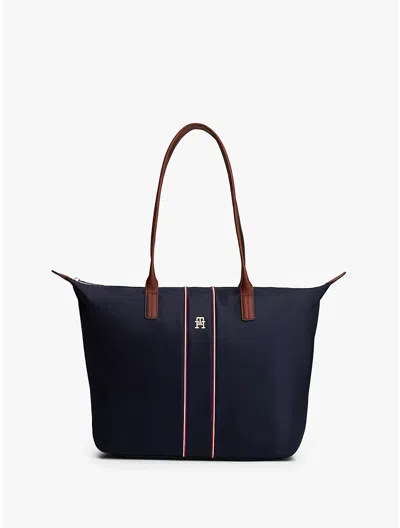 Tommy Hilfiger Signature Stripe Tote Bag In Blue
