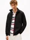 Tommy Hilfiger Signature Stripe Zip Sweatshirt In Black