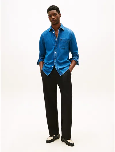 Tommy Hilfiger Signature Track Pant In Black