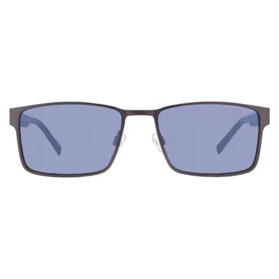 Tommy Hilfiger Silver Rectangular Men's Sunglasses Th 2087/s 0svk/gk 57 In Multi